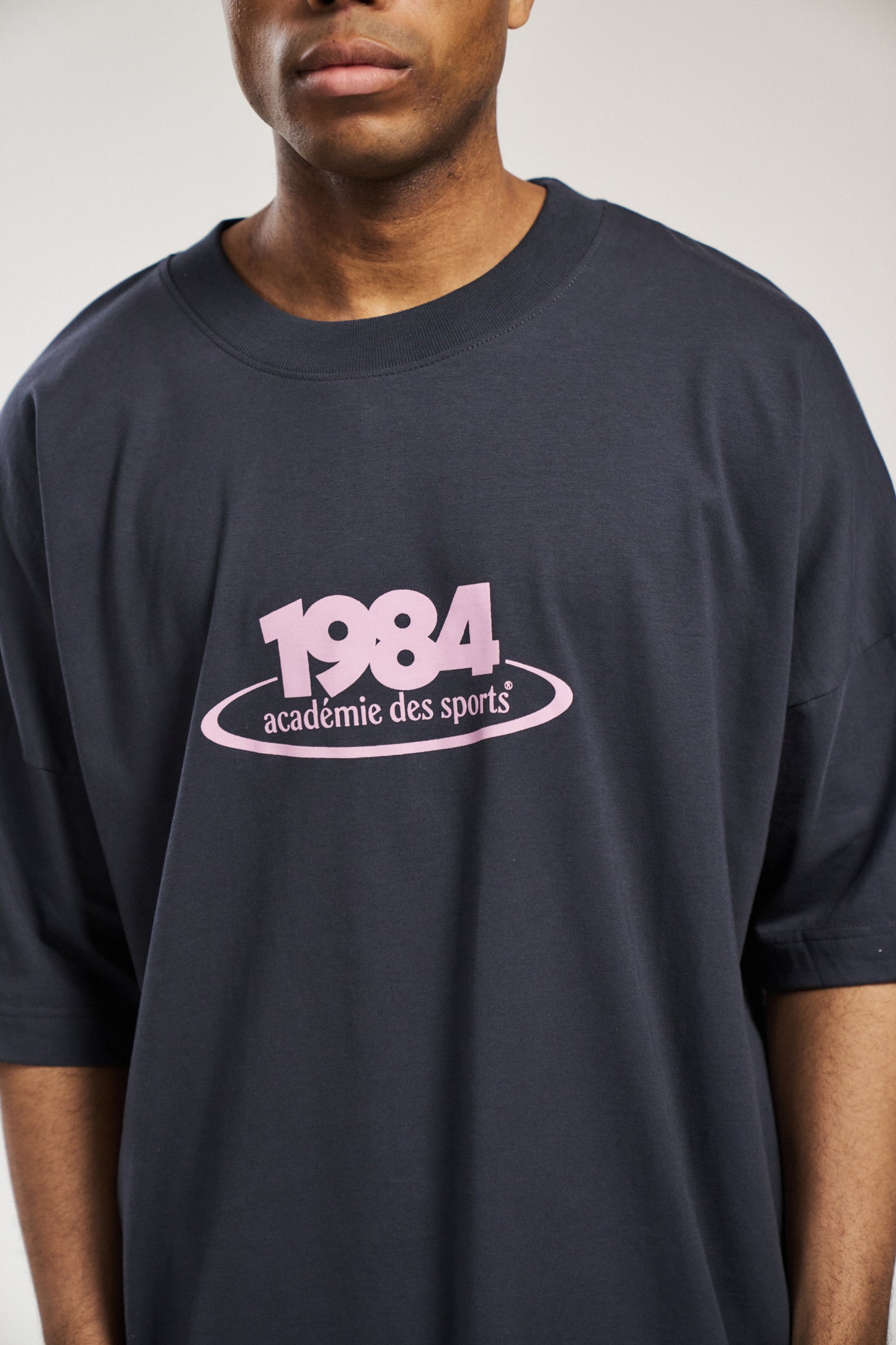 Vice 84 '1984' Oversized Tee - Ink Grey