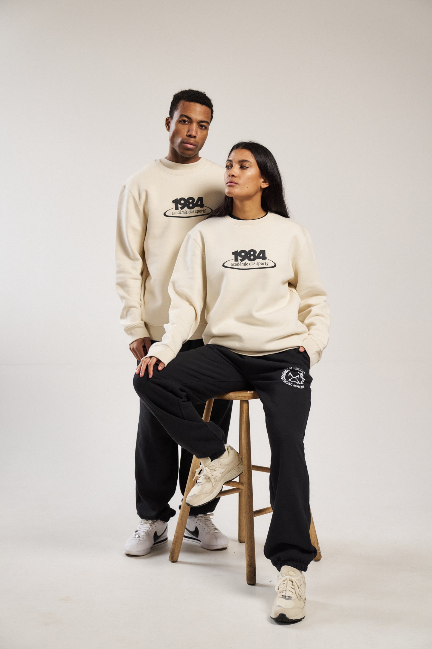 Vice 84 '1984' Crew Sweater - Ecru