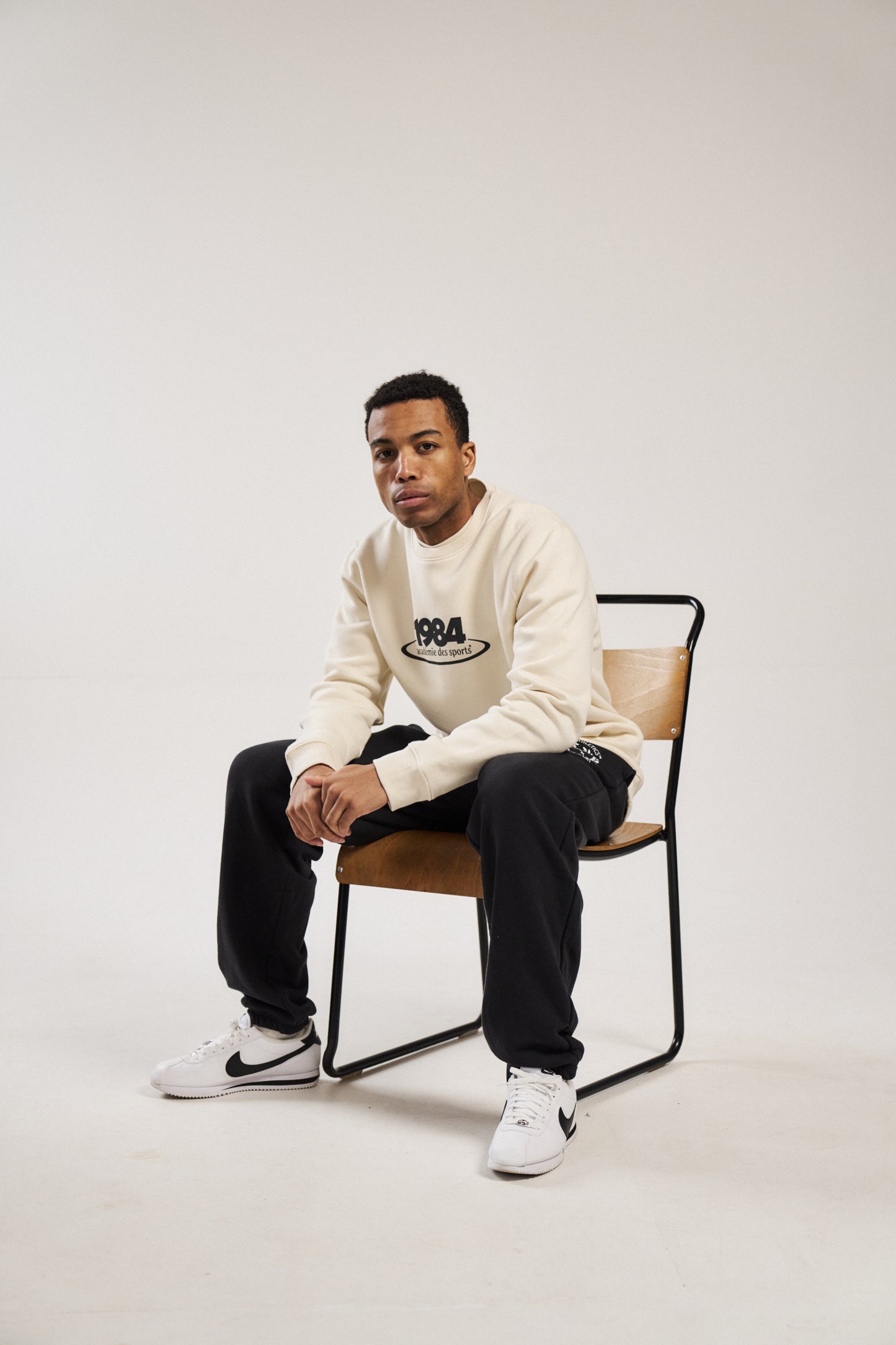 Vice 84 '1984' Crew Sweater - Ecru
