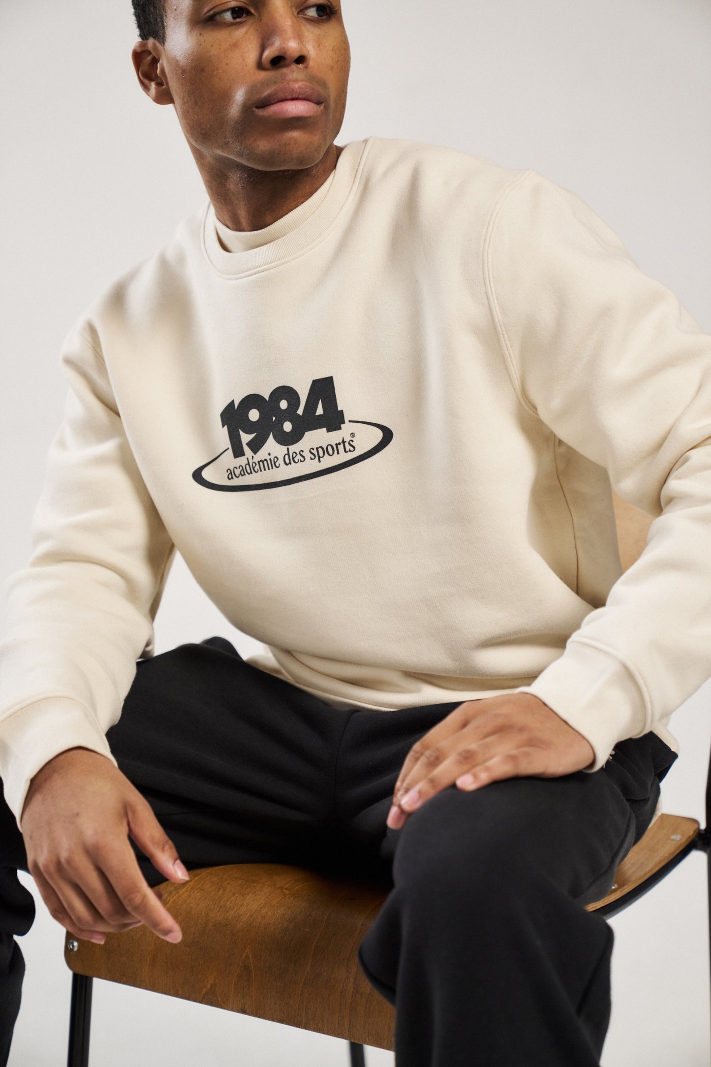 Vice 84 '1984' Crew Sweater - Ecru