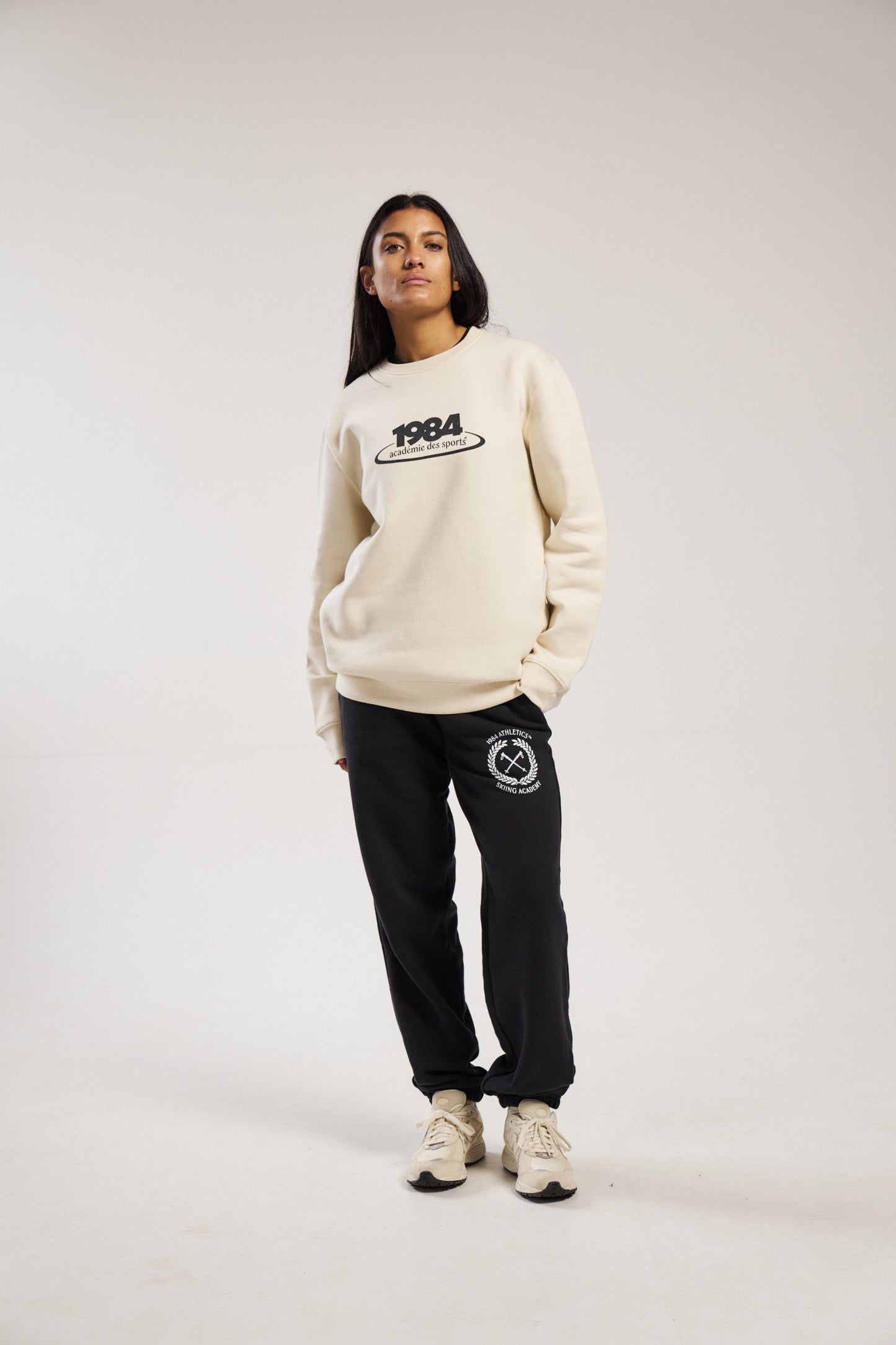 Vice 84 '1984' Crew Sweater - Ecru
