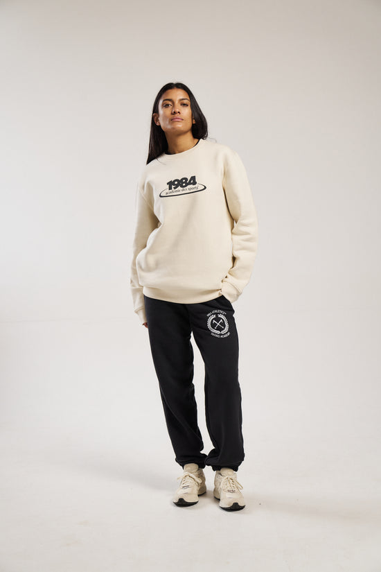 Vice 84 '1984' Crew Sweater - Ecru