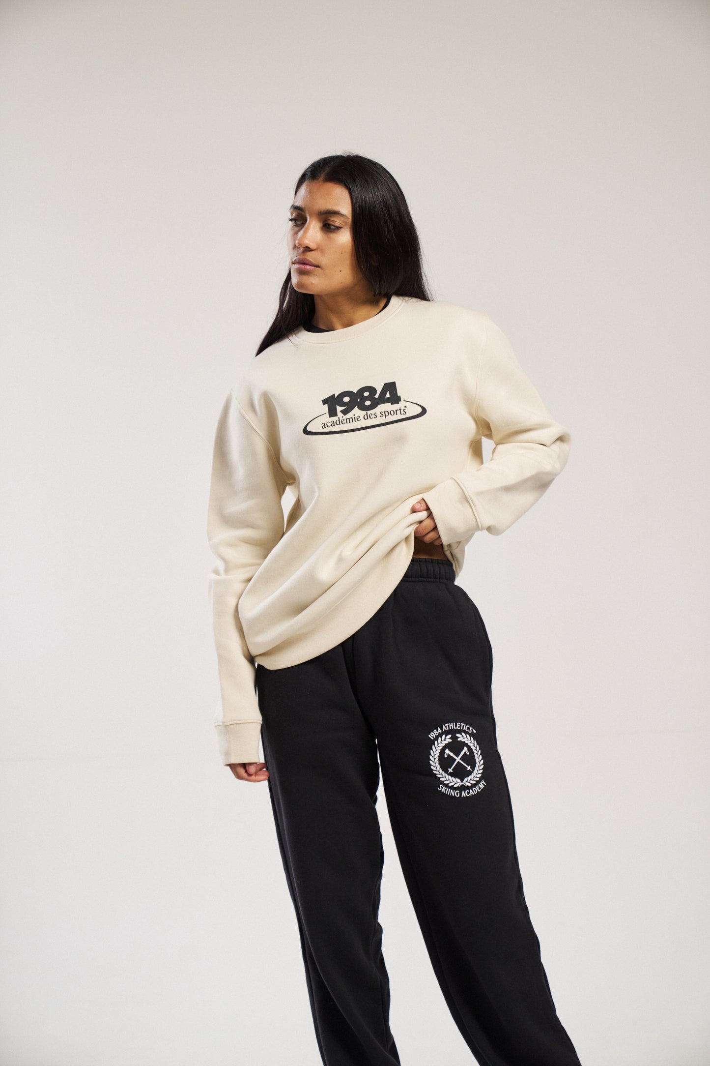 Vice 84 '1984' Crew Sweater - Ecru