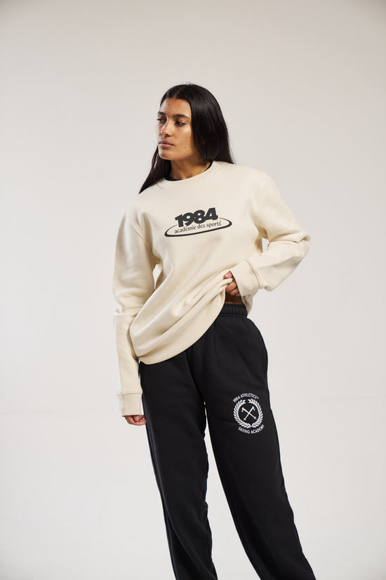 Vice 84 '1984' Crew Sweater - Ecru