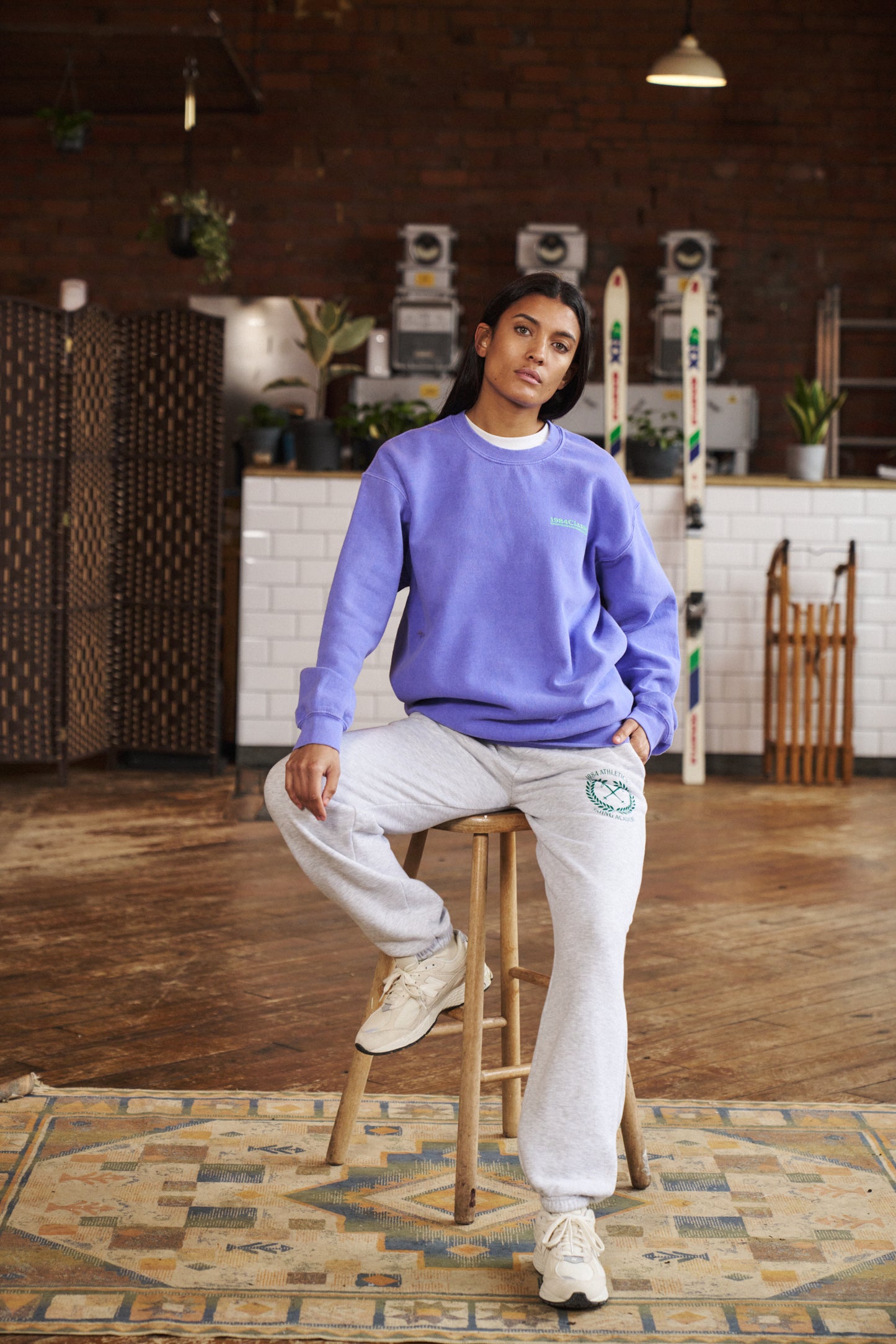 Vice 84 'Classics' Vintage Washed Sweater - Orchid