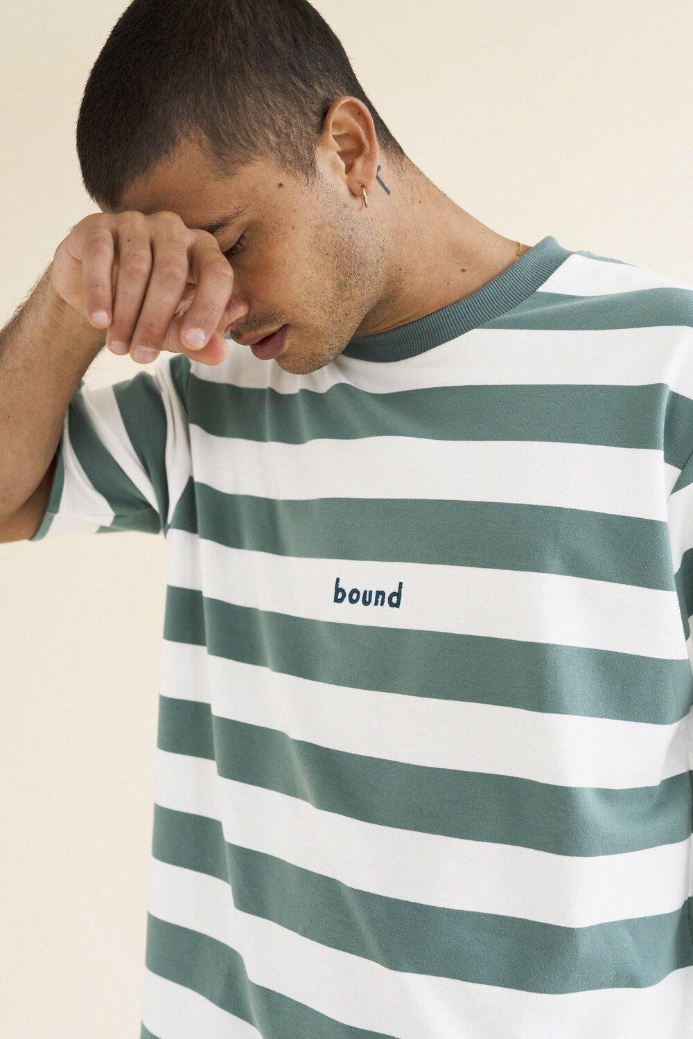 bound 'MENTHE' STRIPE TEE - UN:IK Clothing