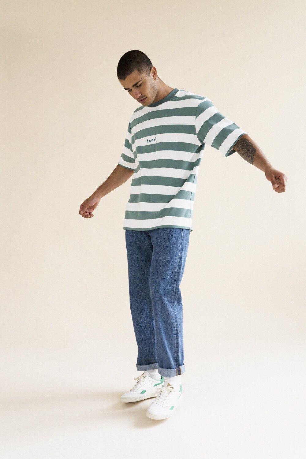 bound 'MENTHE' STRIPE TEE - UN:IK Clothing