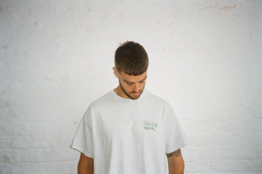 Pomme Frite x UN:IK 'Mr Chips' Tee - Ash Grey - UN:IK Clothing