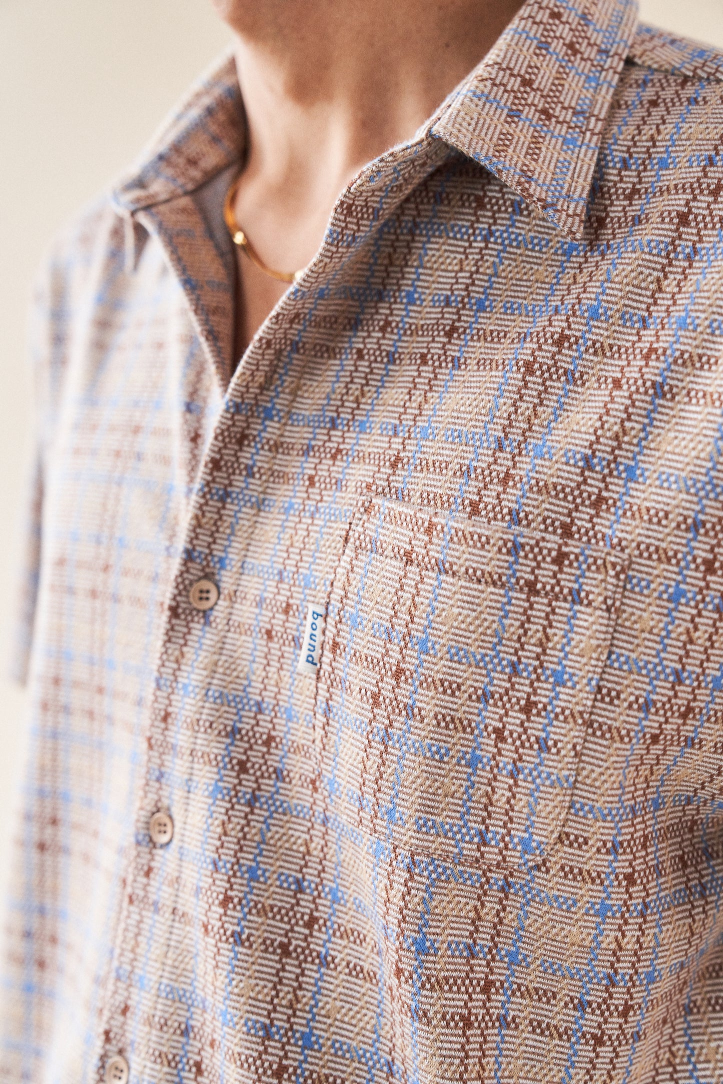 bound 'Minas' Woven Polo