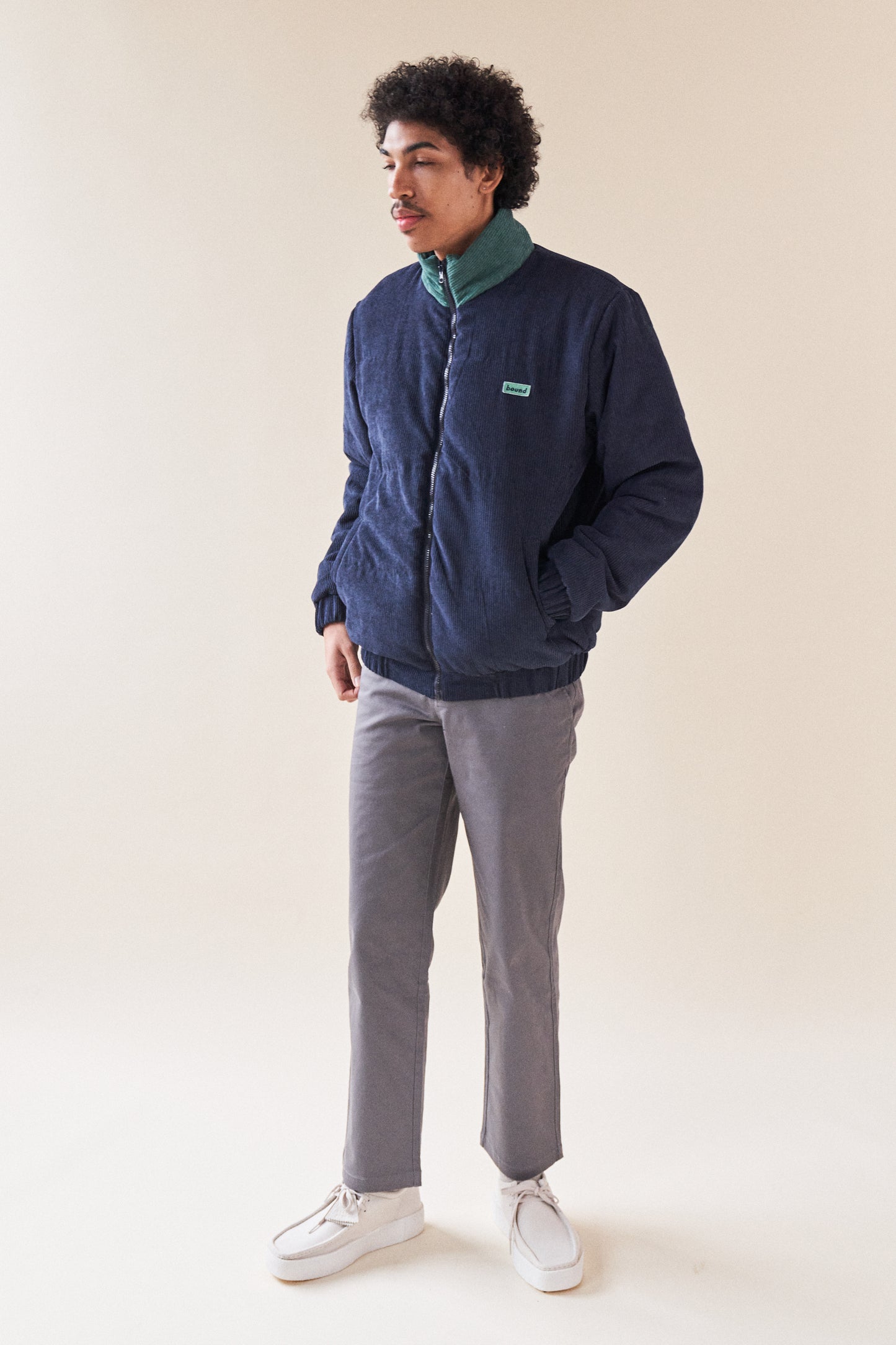 bound 'Stamford' Chino Trouser - Grey