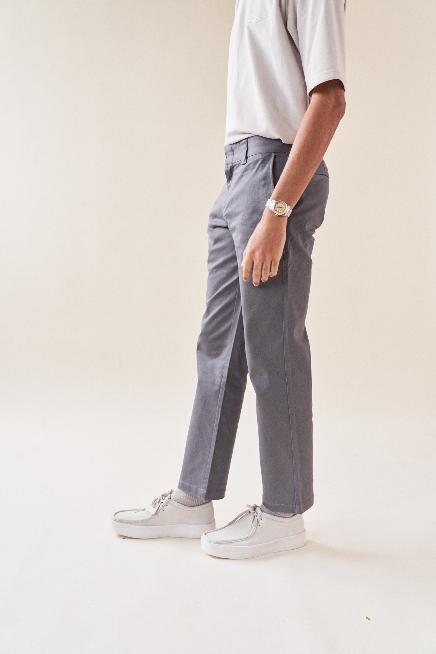 Load image into Gallery viewer, bound &amp;#39;Stamford&amp;#39; Chino Trouser - Grey
