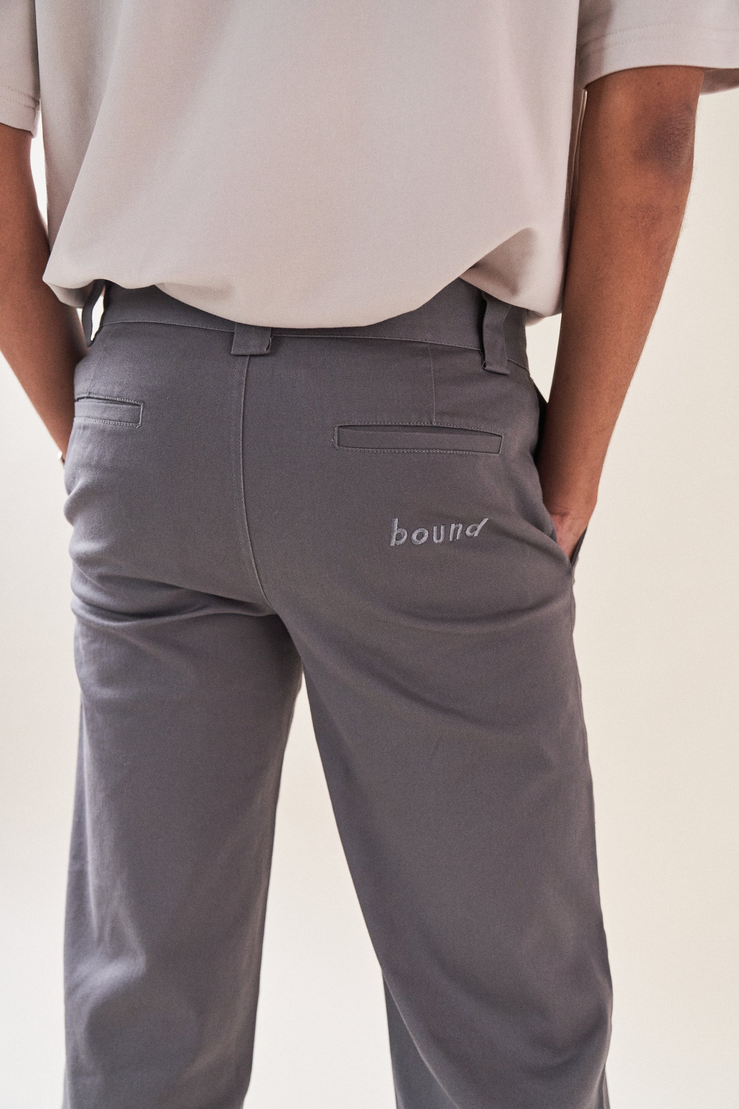 bound 'Stamford' Chino Trouser - Grey