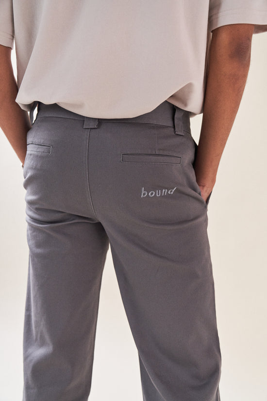 bound 'Stamford' Chino Trouser - Grey