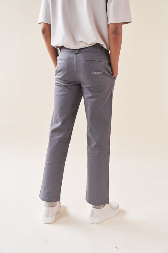 bound 'Stamford' Chino Trouser - Grey