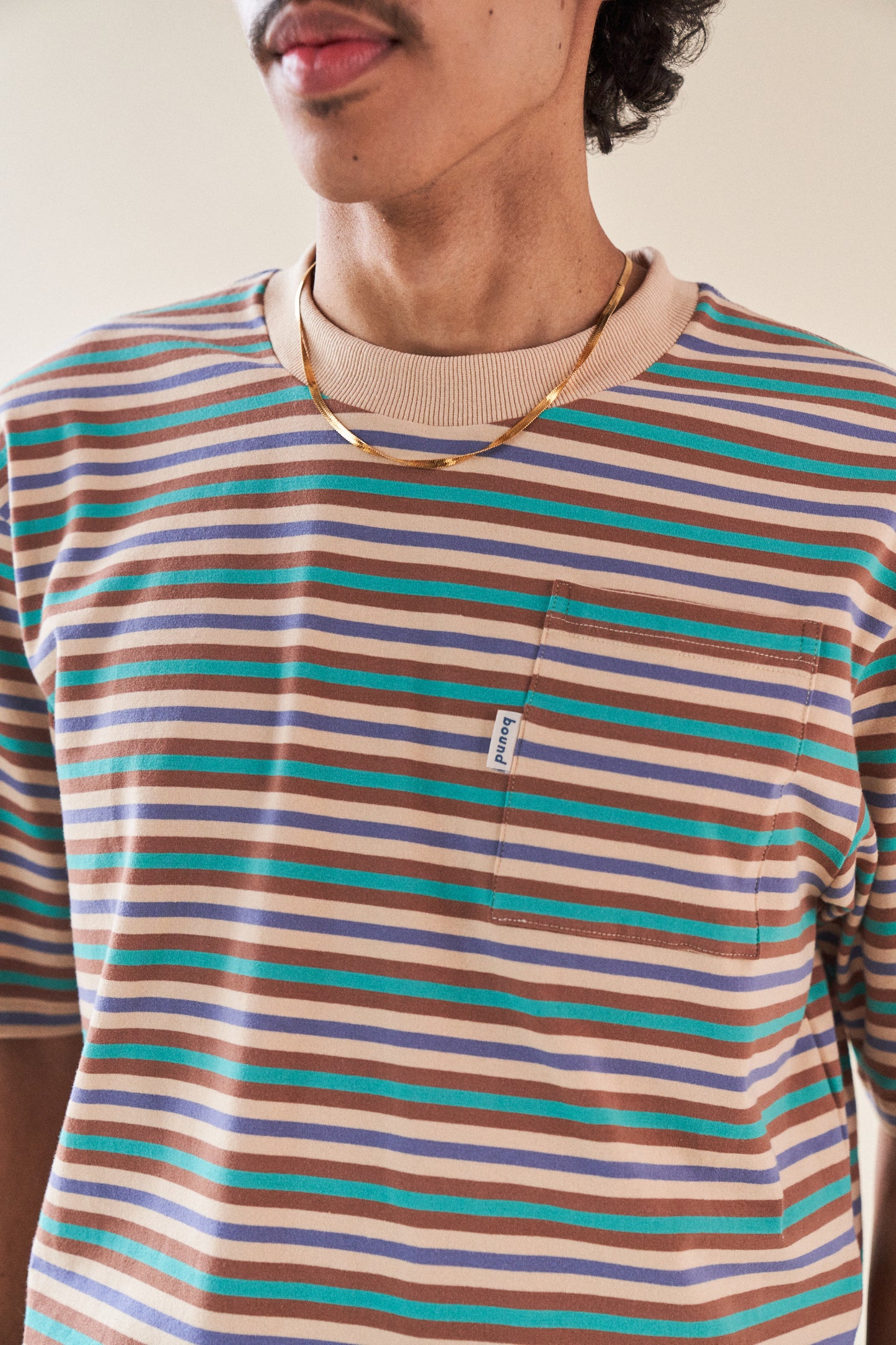 bound 'Yosemite' Stripe Pocket Tee