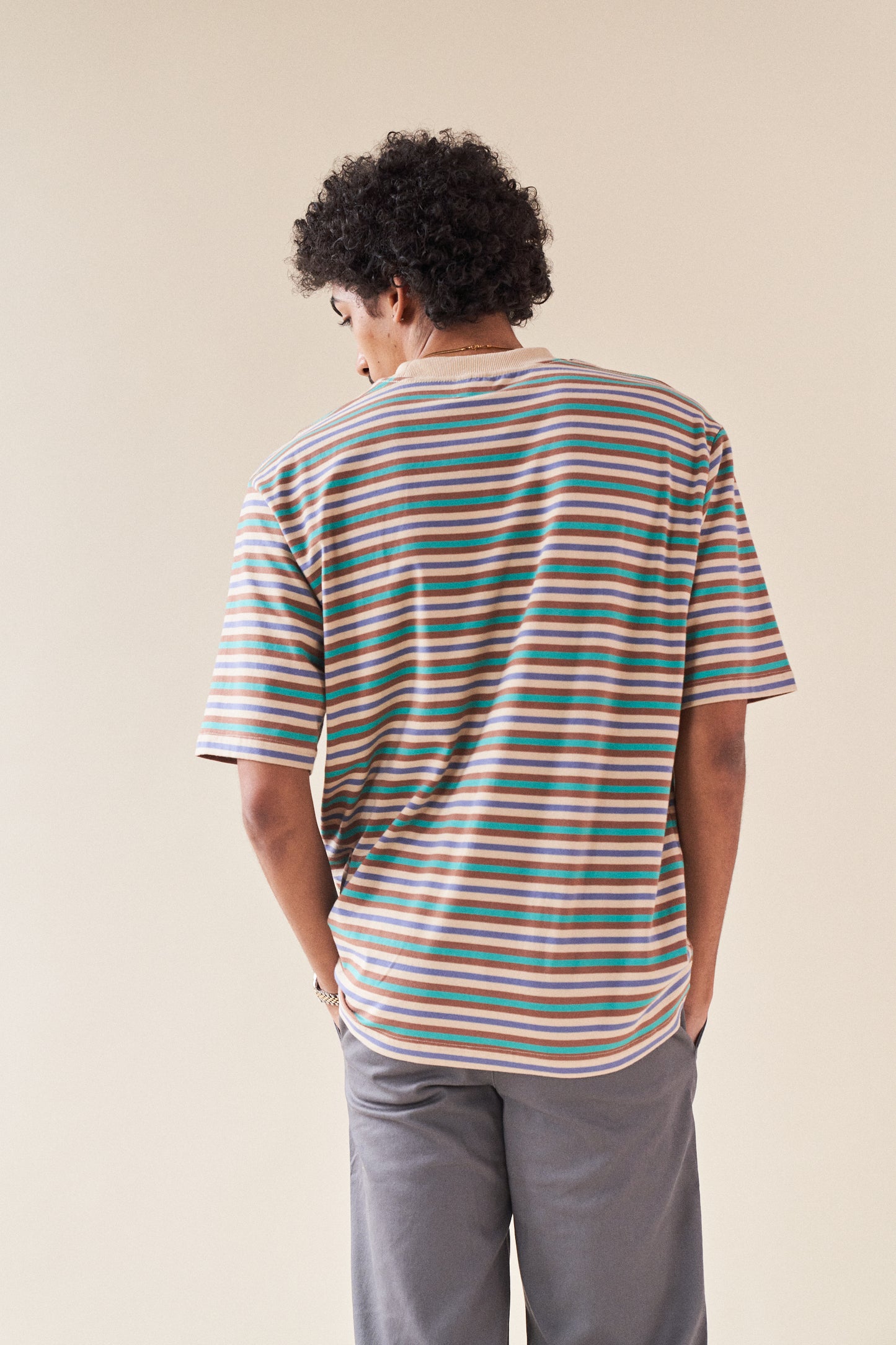 bound 'Yosemite' Stripe Pocket Tee