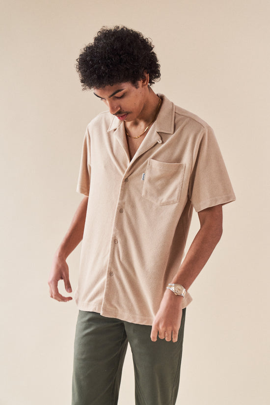 bound 'Beige Terry Towel' Shirt