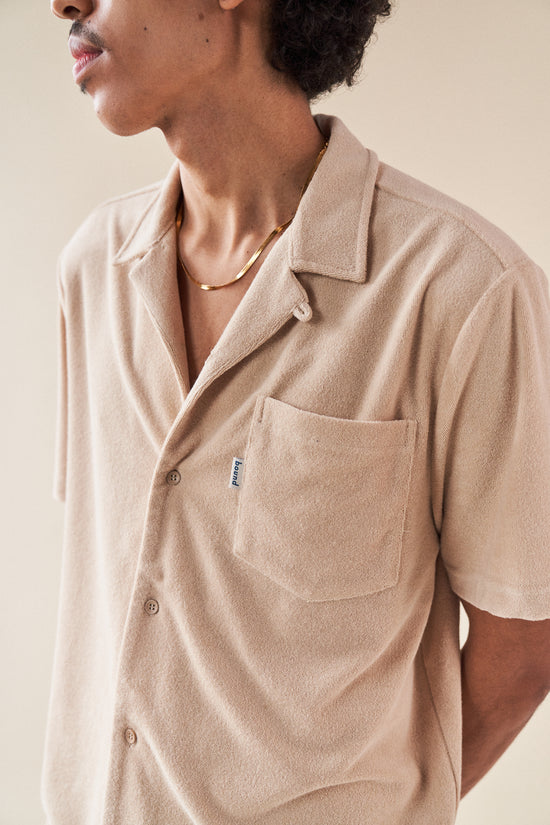 bound 'Beige Terry Towel' Shirt