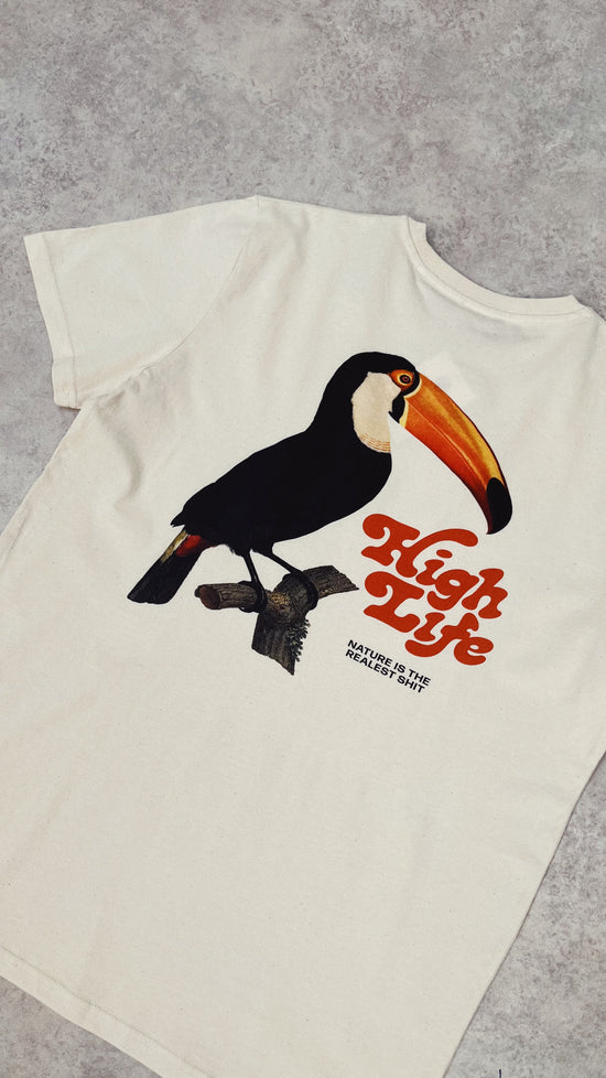 Vice 84 'High Life' Tee - Natural