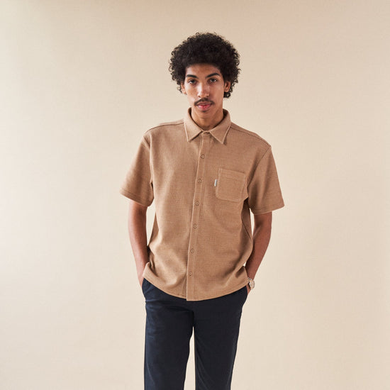 bound 'Beige Waffle' Polo Shirt