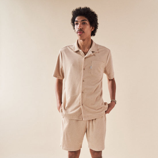 bound 'Beige Terry Towel' Shirt