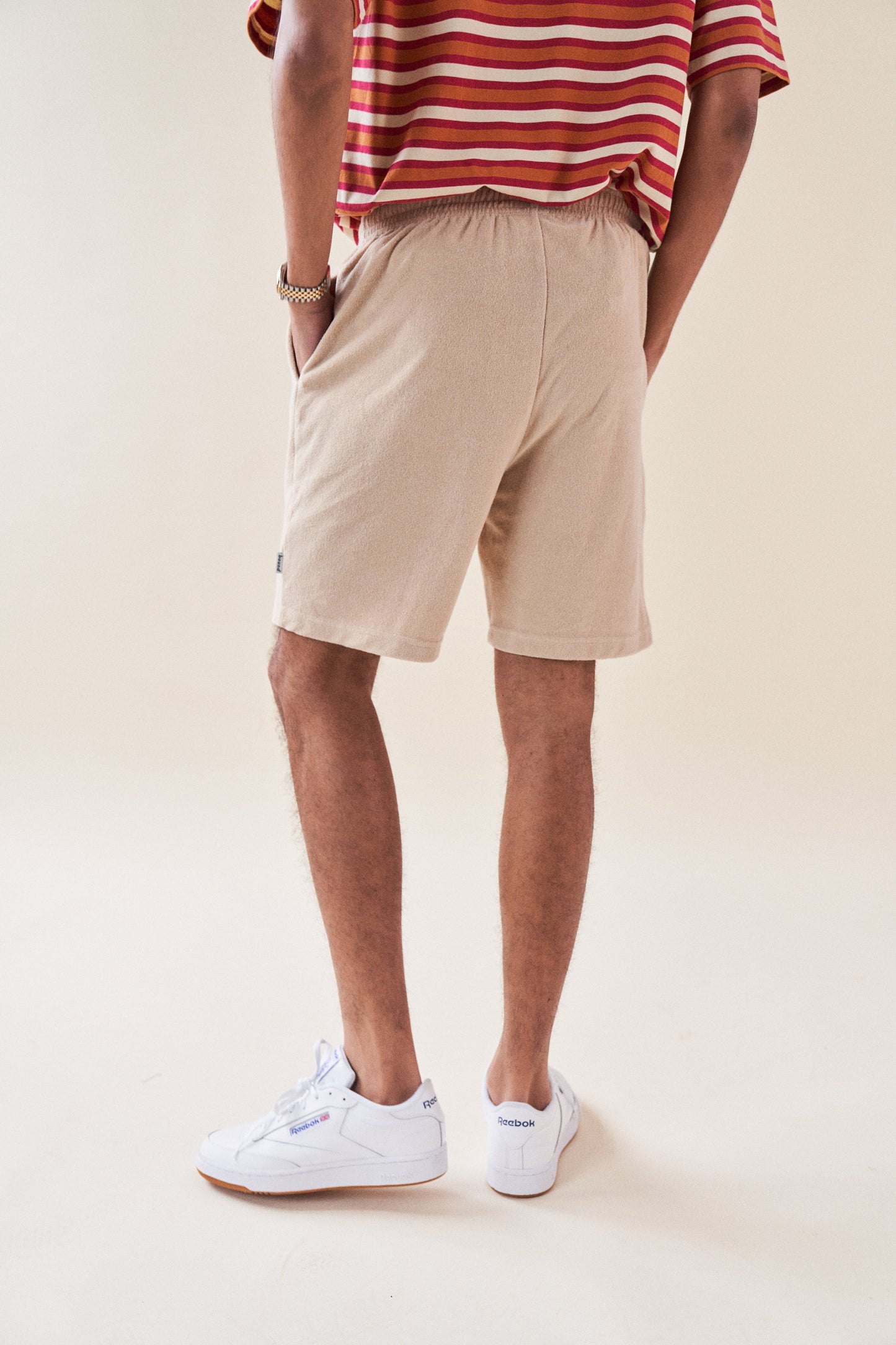 bound 'Beige Terry Towel' Shorts