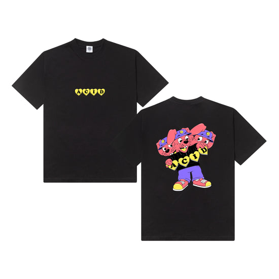 ACID LOVE 0.06 'Siamese' Tee - Black