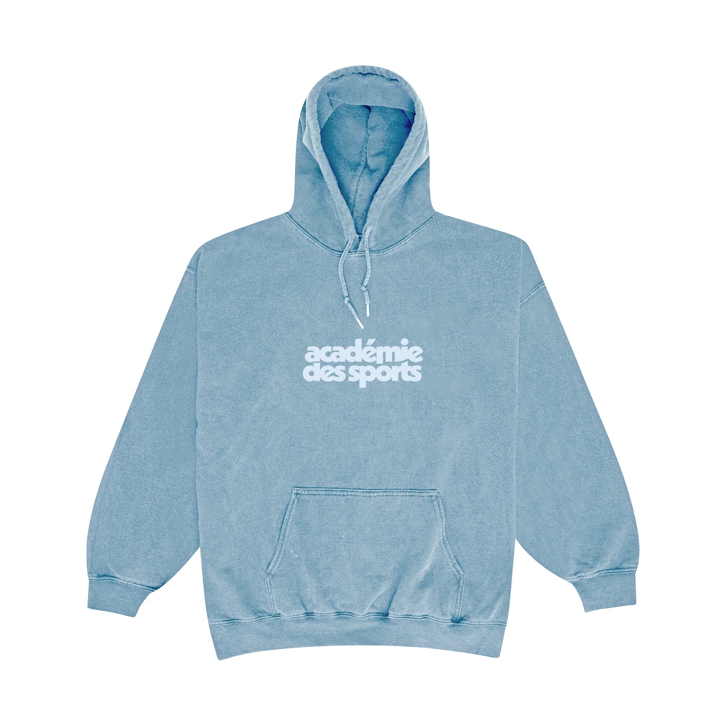 Vice 84 'Académie des Sports' Vintage Washed Hoodie - Arctic Blue