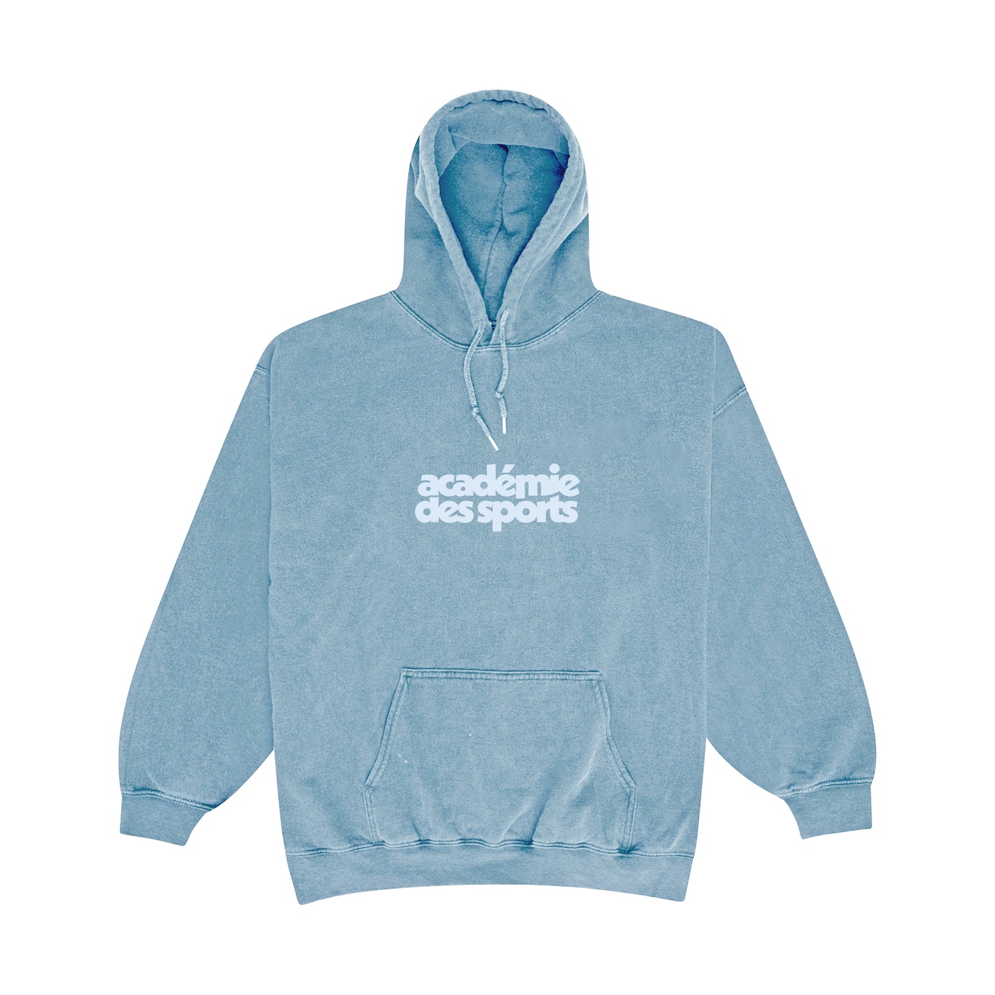 Load image into Gallery viewer, Vice 84 &amp;#39;Académie des Sports&amp;#39; Vintage Washed Hoodie - Arctic Blue
