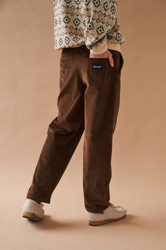 bound 'Cedar Brown' Corduroy Trousers