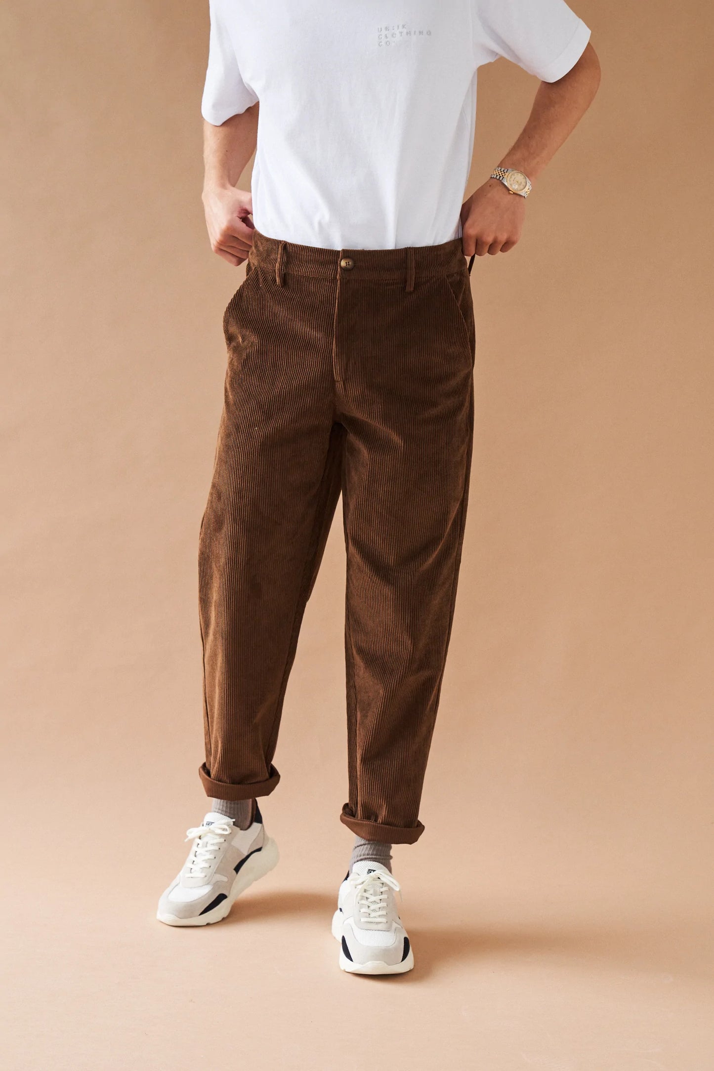 bound 'Cedar Brown' Corduroy Trousers – UN:IK Clothing