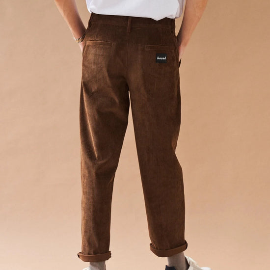 bound 'Cedar Brown' Corduroy Trousers