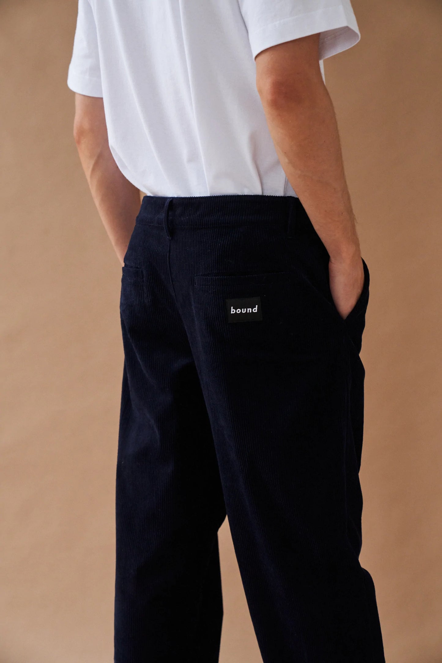 bound 'Ocean Navy' Corduroy Trousers