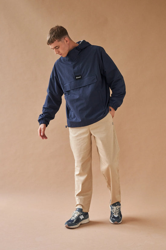 bound 'Didsbury' Smock - Navy Blue