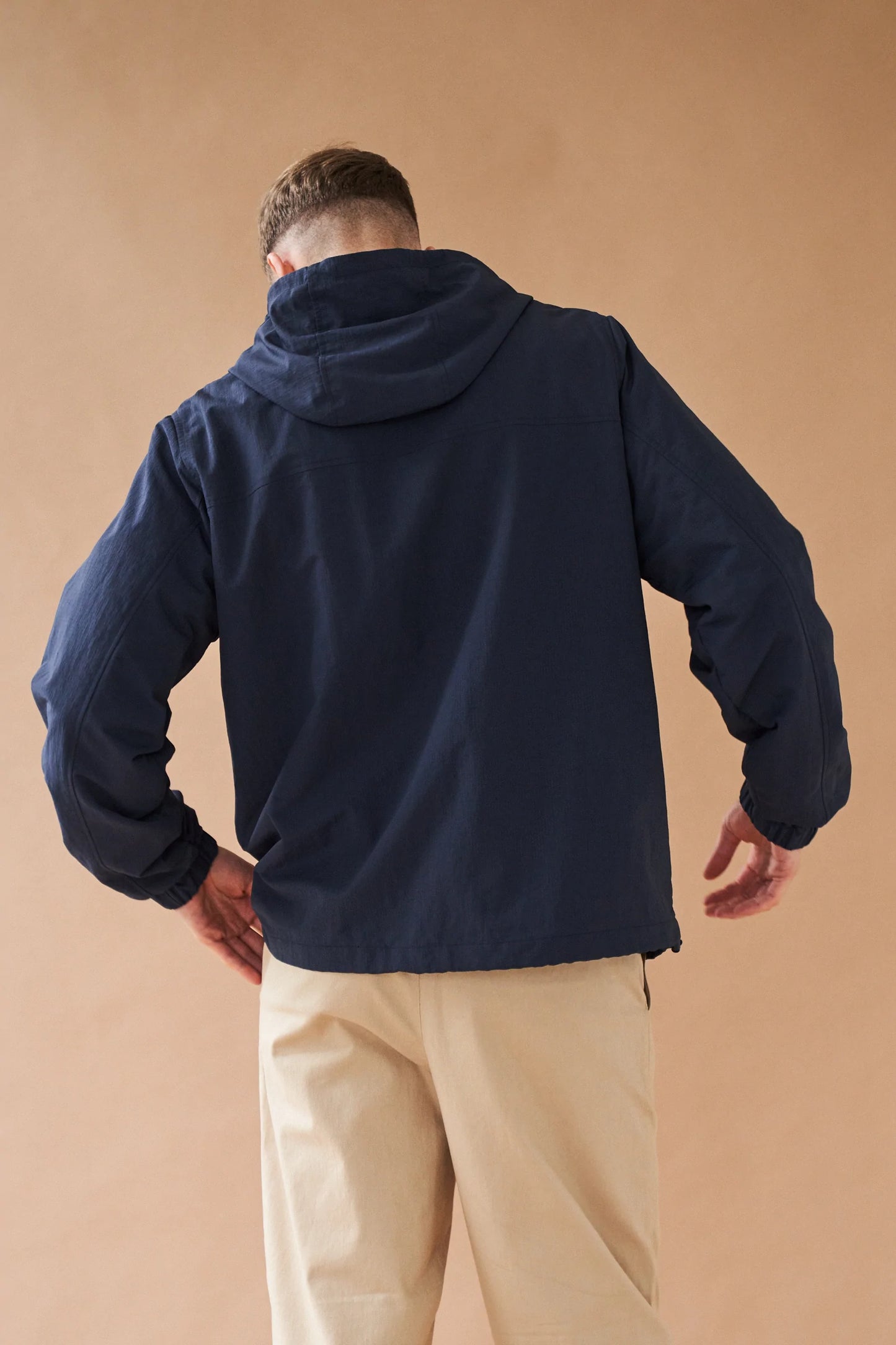 bound 'Didsbury' Smock - Navy Blue