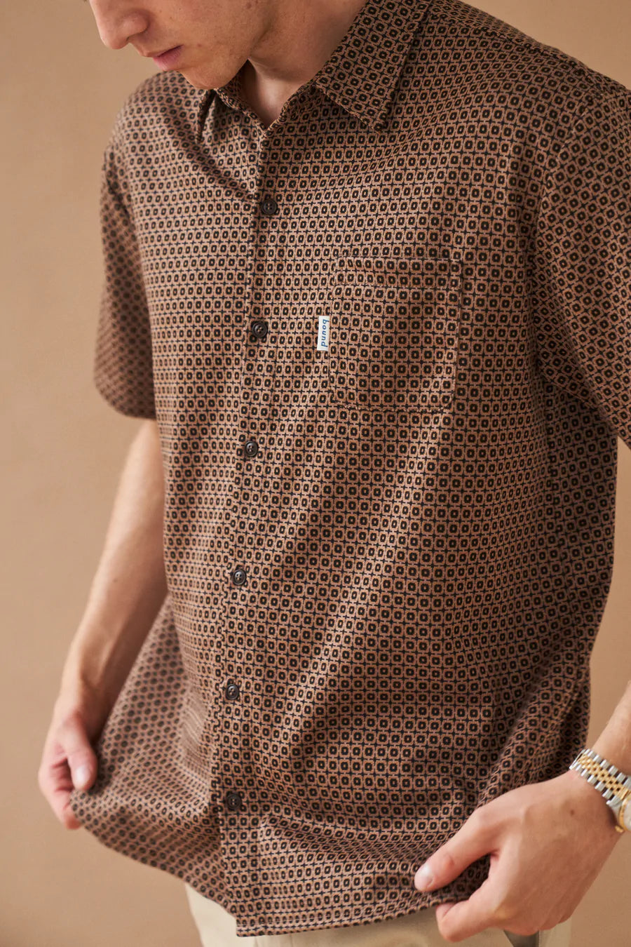 bound 'Duke' Woven Polo