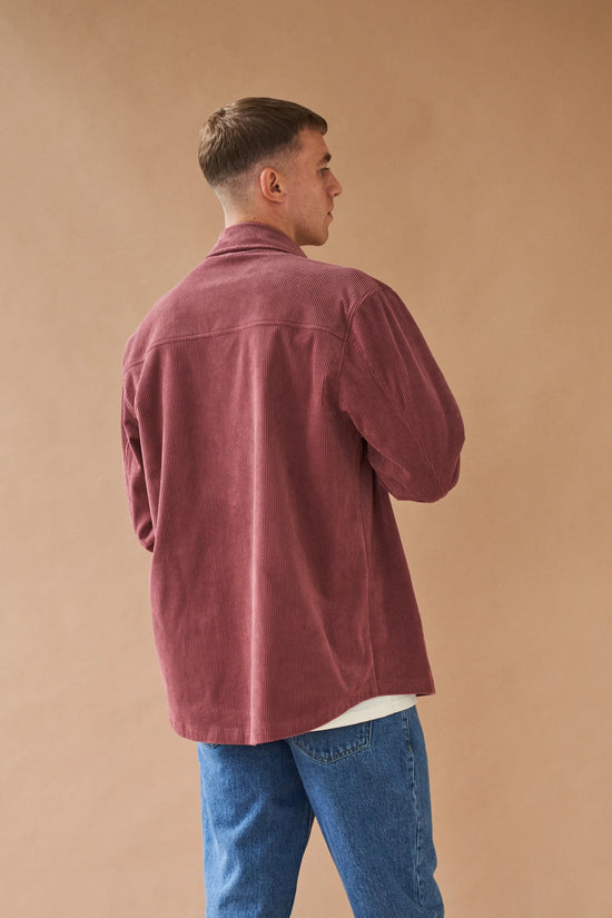 bound 'Rouge' Corduroy Button Up Overshirt