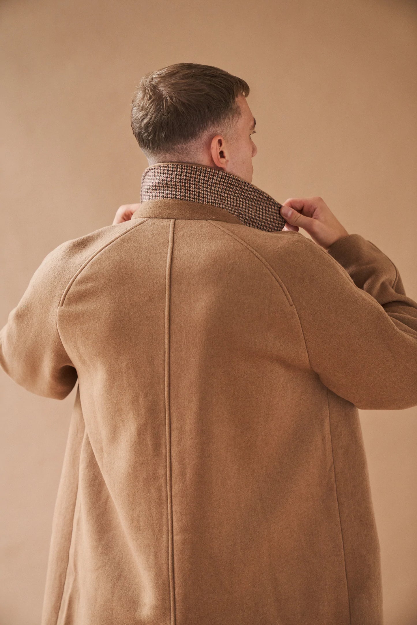 Oversized wool 2025 coat mens