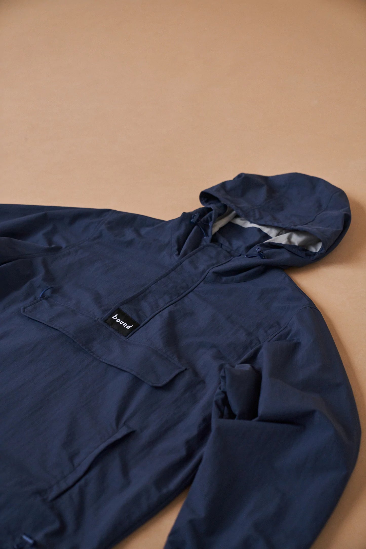 bound 'Didsbury' Smock - Navy Blue