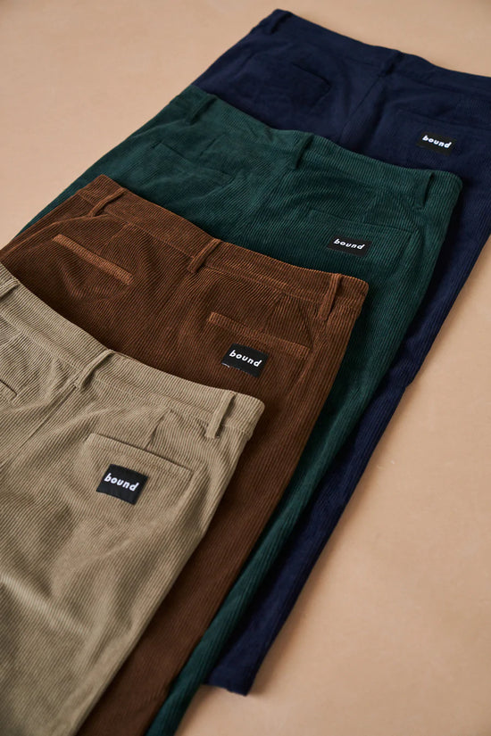 bound 'Ocean Navy' Corduroy Trousers