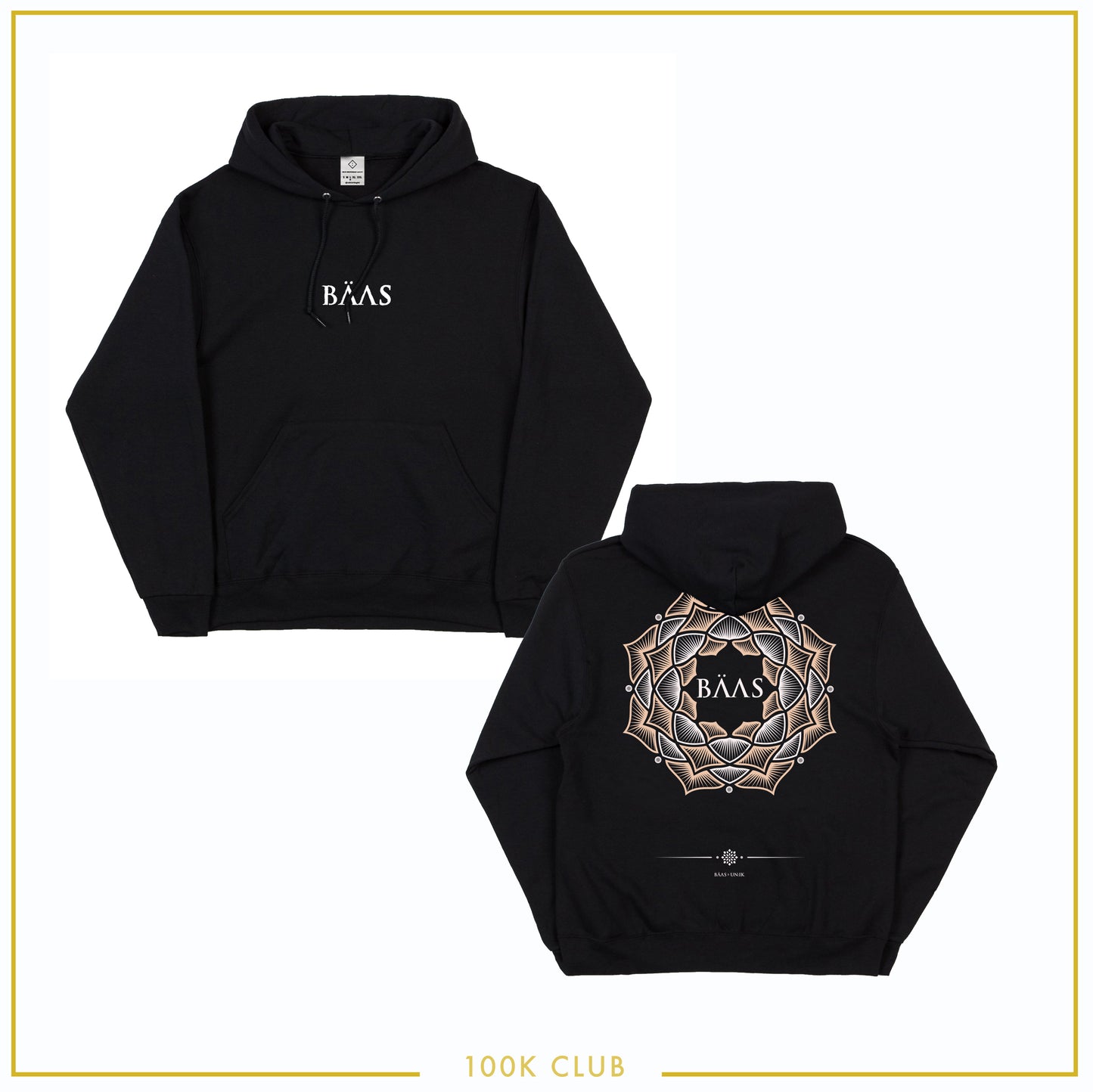 BAÄS 'Botanical' Hoodie - Black *100K CLUB*