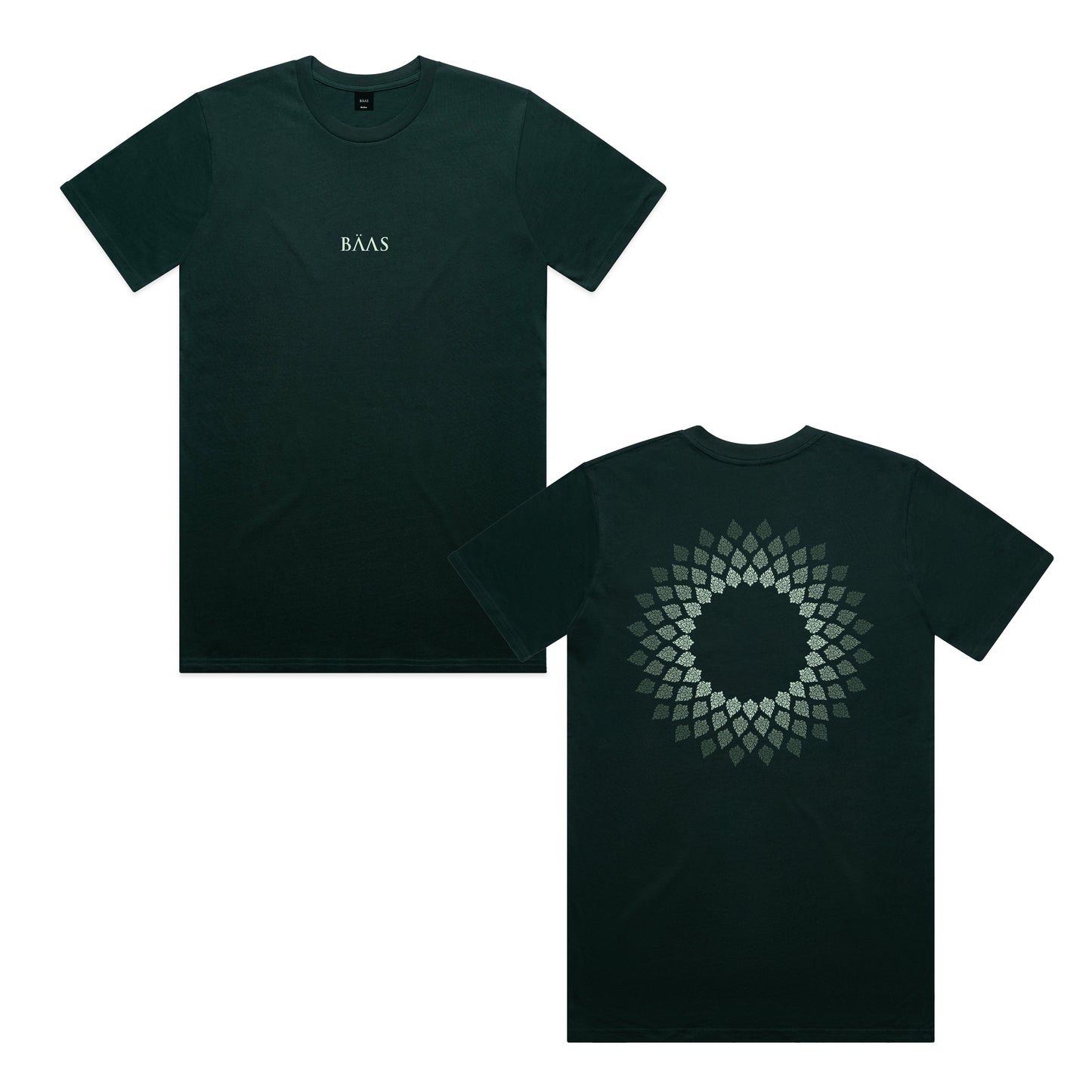 BÄAS 'Siam' Pine Green Tee