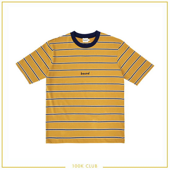 bound 'MUSTARD' Stripe Tee *100K CLUB*