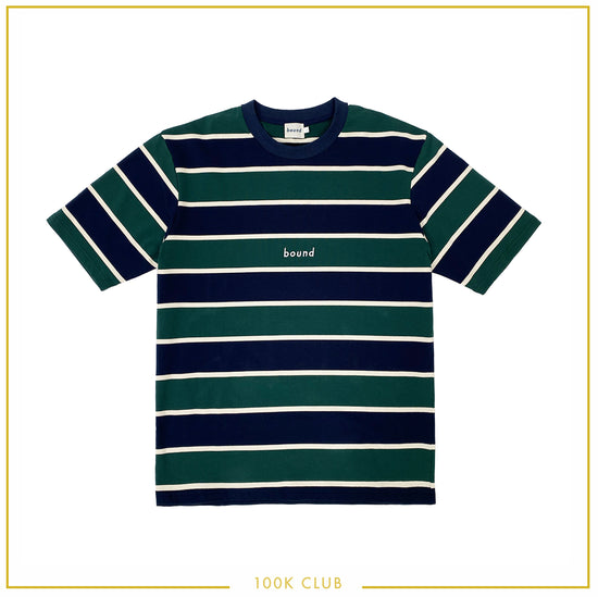 bound 'ROYAL' Stripe Tee *100K CLUB*