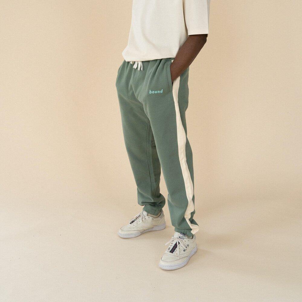 bound 'SAGE STRIPE' Joggers - UN:IK Clothing