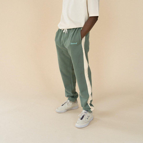 bound 'SAGE STRIPE' Joggers - UN:IK Clothing