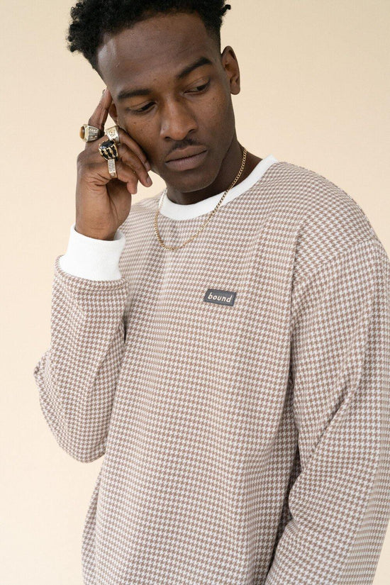 bound 'DESERT DOGTOOTH' LS Tee - UN:IK Clothing