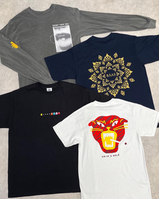 BAÄS 'Mandala' Tee - Navy *100K CLUB*
