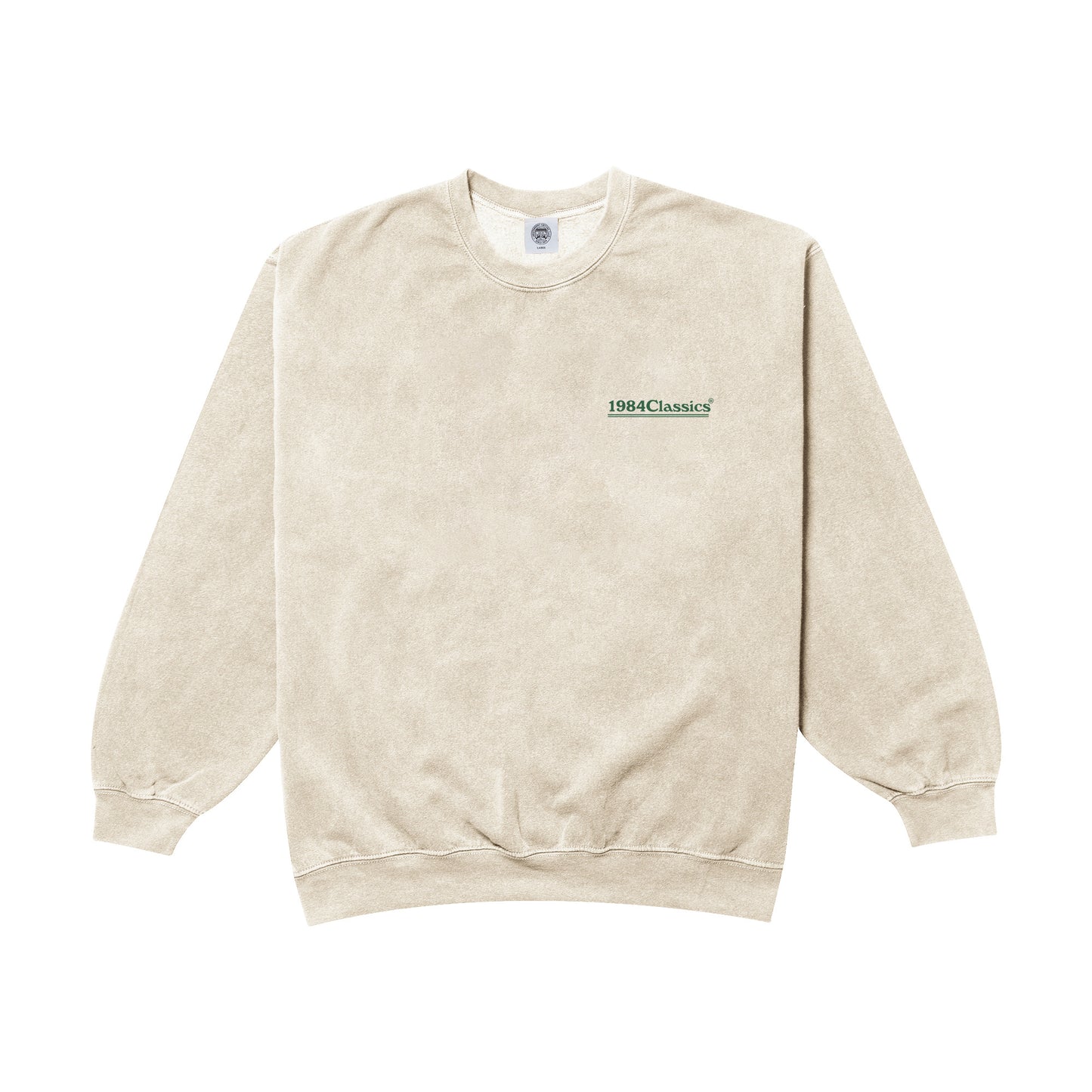 Vice 84 'Classics' Vintage Washed Sweater - Cream