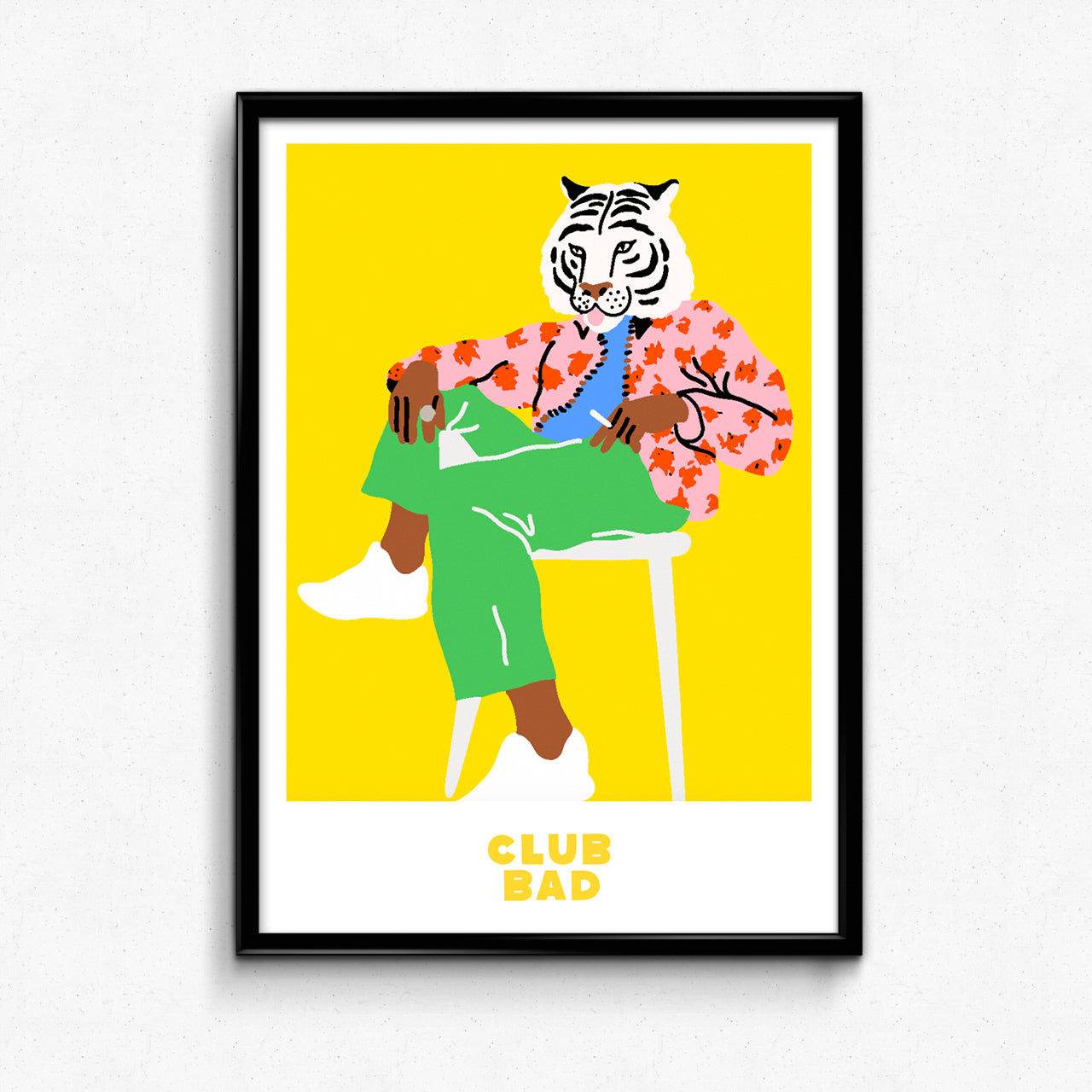 Melé x Club Bad 'Summer Tiger' Print